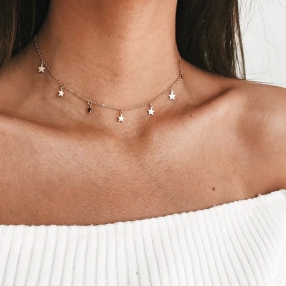 1 LEFT▪️Gold Star choker. - Picture 5 of 5